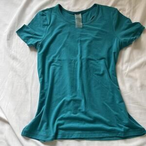 Teal Blue T Shirt Dm